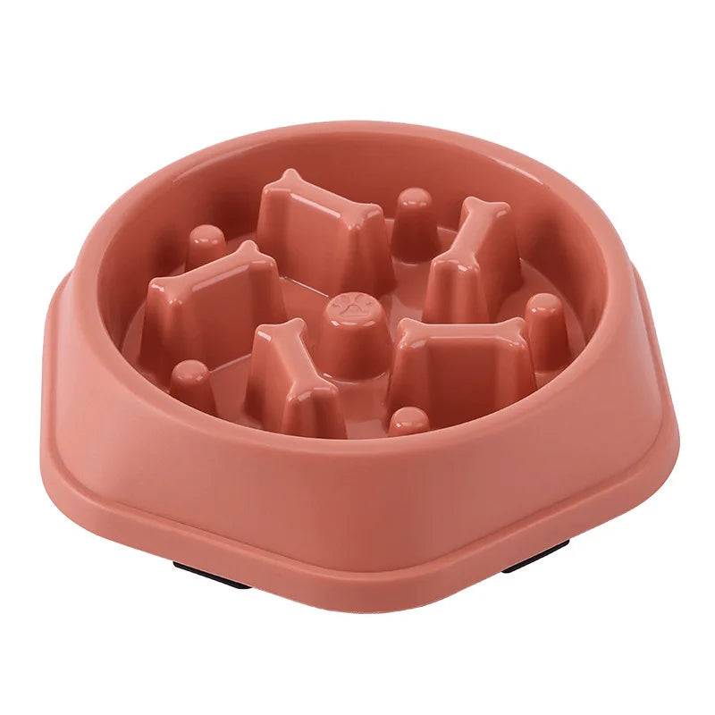 Slow feeder pet bowl