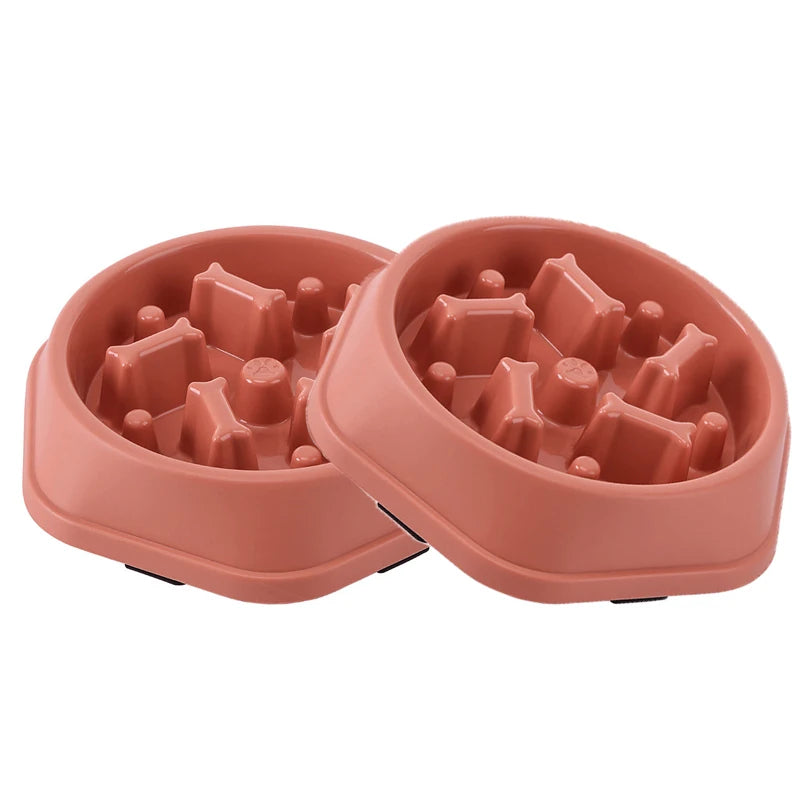 Slow feeder pet bowl