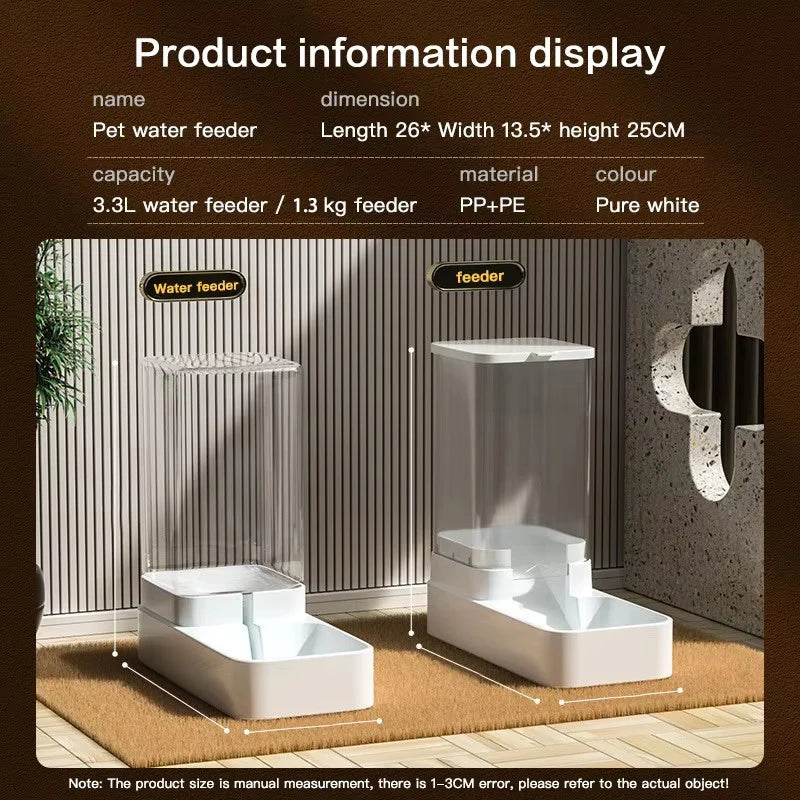 Automatic Pet Feeder & Water Dispenser