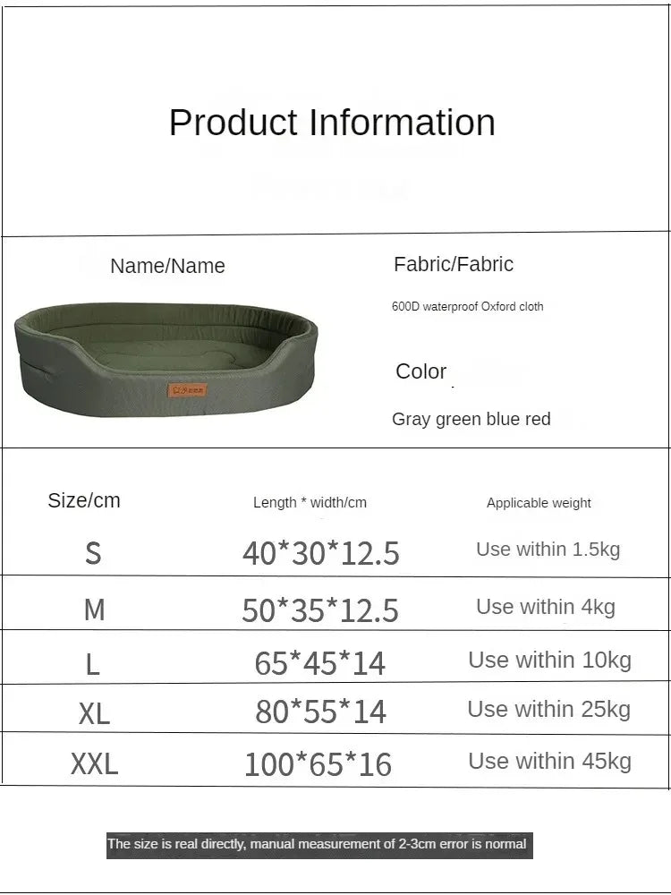 Pet cushion bed