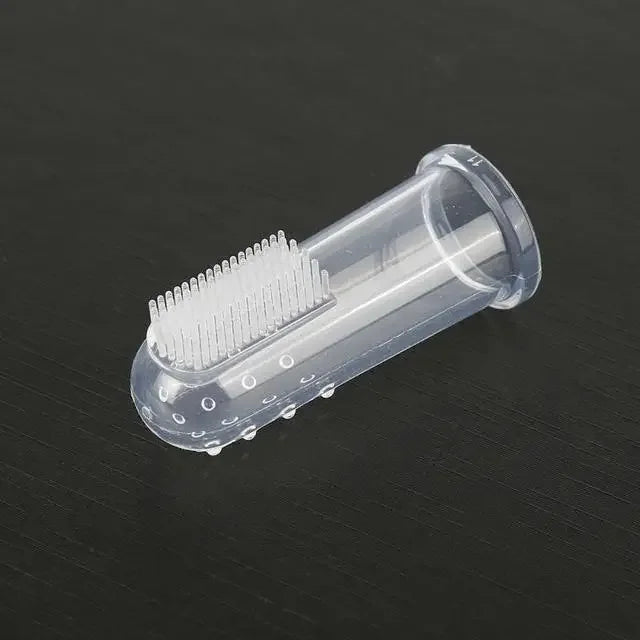 Dog finger brush