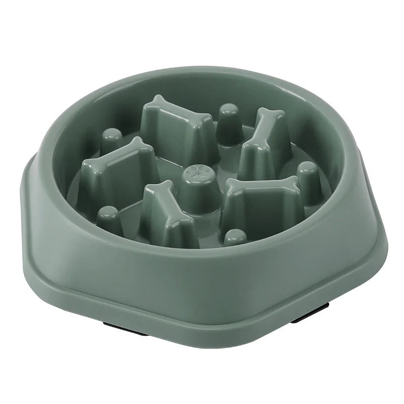 Slow feeder pet bowl