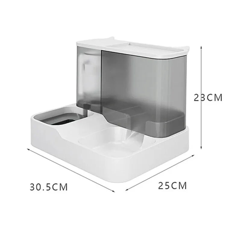 Pet food and water dispenser